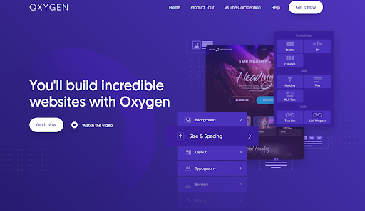 Oxygen Builder – Developer-Focused WordPress Visual Site Builder